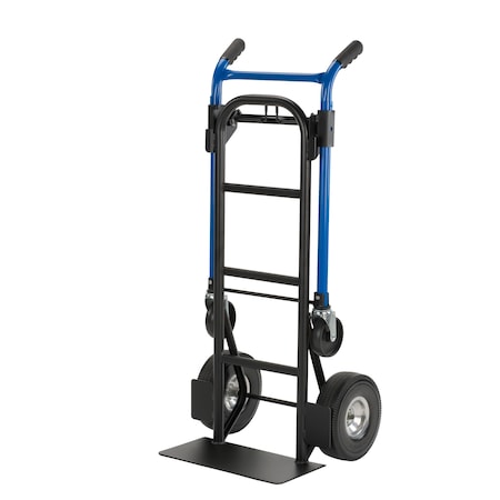 Harper Convertible Hand Truck, 4in1 Qck Chng, 10" Pneumatic Tires, 800Lbs DTCK1735P